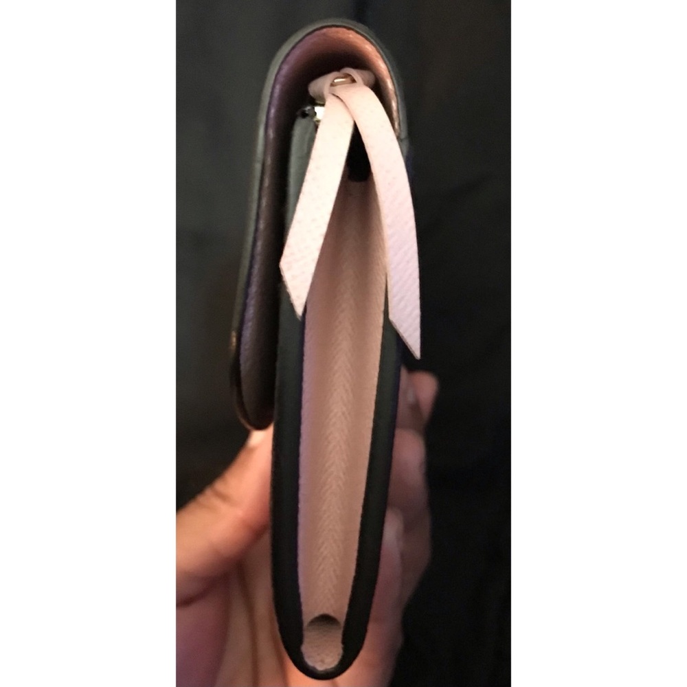 S🚫LD‼️ LV Emilie Wallet 💯 Authentic w/receipt Damier Ebene (Rose Ballerine) - Picture 8 of 8